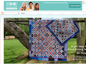'quiltville.blogspot.com' screenshot
