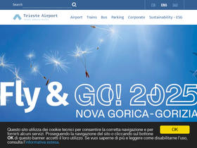 'triesteairport.it' screenshot