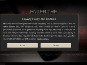 'musicmap.info' screenshot