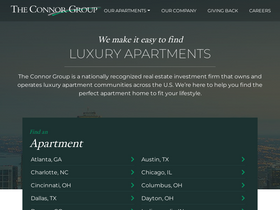 'connorgroup.com' screenshot
