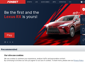 'fonbet.kz' screenshot