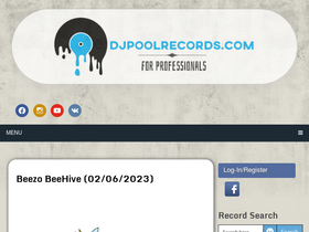 'djpoolrecords.com' screenshot