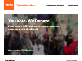 'credodonations.com' screenshot