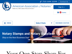 'notarypublicstamps.com' screenshot