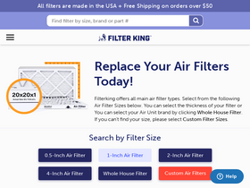 'filterking.com' screenshot
