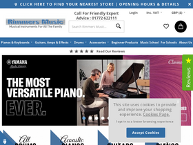 'rimmersmusic.co.uk' screenshot