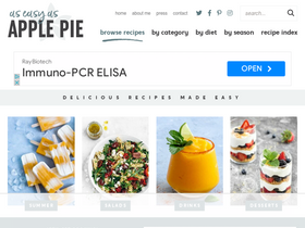 'aseasyasapplepie.com' screenshot