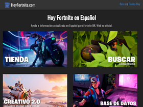 'hoyfortnite.com' screenshot