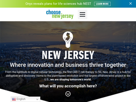'choosenj.com' screenshot