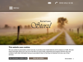 'sterzl.at' screenshot