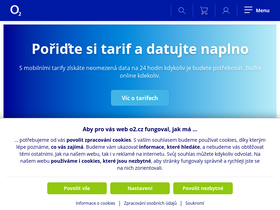 'mapy.o2.cz' screenshot