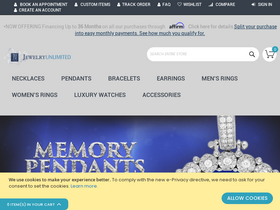 'jewelryunlimited.com' screenshot