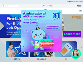 'atom.com.mm' screenshot