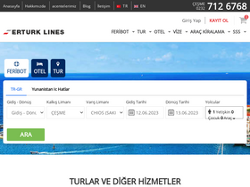 'erturk.com.tr' screenshot