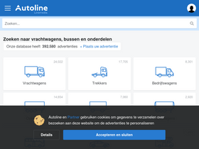 'autoline.nl' screenshot