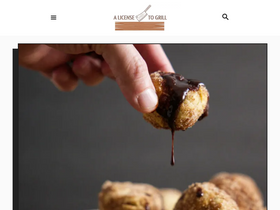 'alicensetogrill.com' screenshot