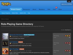 'rpgfix.com' screenshot