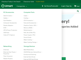 'umart.com.au' screenshot