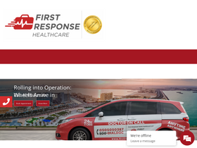 'firstresponse.ae' screenshot