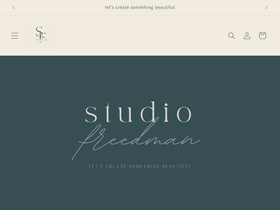 studiofreedman.com homepage screenshot