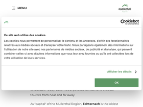 'mullerthal.lu' screenshot