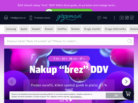 'gizzmo.si' screenshot