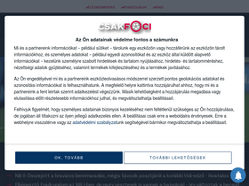 'csakfoci.hu' screenshot