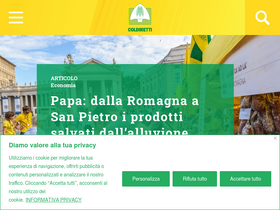 'coldiretti.it' screenshot