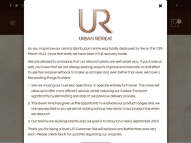 'urban-retreat.com' screenshot