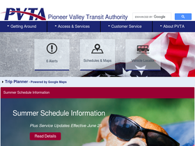 'pvta.com' screenshot