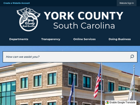 'yorkcountygov.com' screenshot