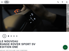 'landrover.fr' screenshot