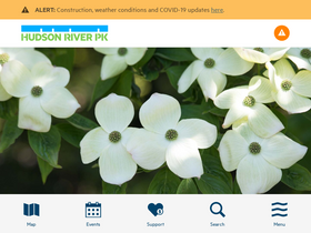 'hudsonriverpark.org' screenshot