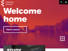 'essex.ac.uk' screenshot