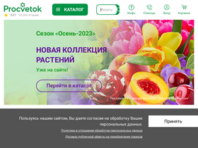 'procvetok.ru' screenshot