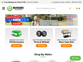 'buggiesunlimited.com' screenshot
