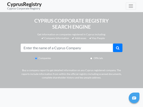 'cyprusregistry.com' screenshot