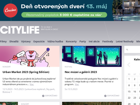 'citylife.sk' screenshot