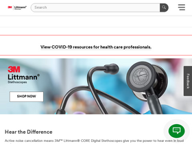 'littmann.com' screenshot