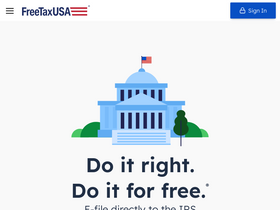 'freetaxusa.com' screenshot