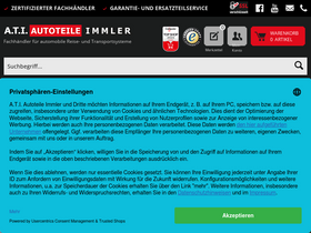 'autoteile-immler.com' screenshot