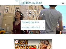'attractiongym.nl' screenshot