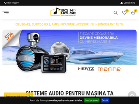 'soundhouse.ro' screenshot