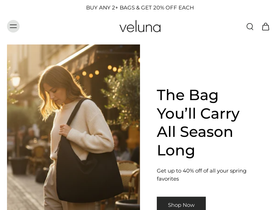 Velunarae homepage screenshot