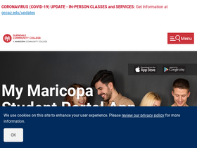 'gccaz.edu' screenshot