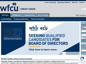 'wfcu.ca' screenshot