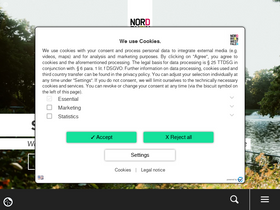 'nrw-tourismus.de' screenshot