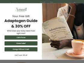 amanihealth.ca homepage screenshot