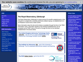 'roe.ac.uk' screenshot