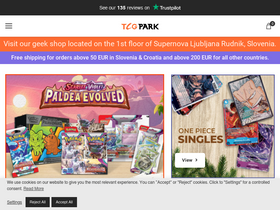 'tcgpark.com' screenshot